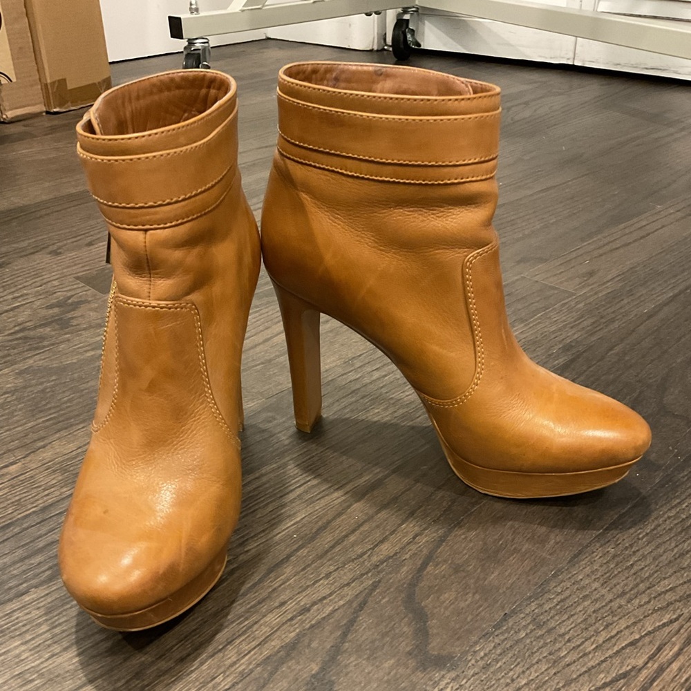 Vince Camuto platform booties. Size 6 1/2